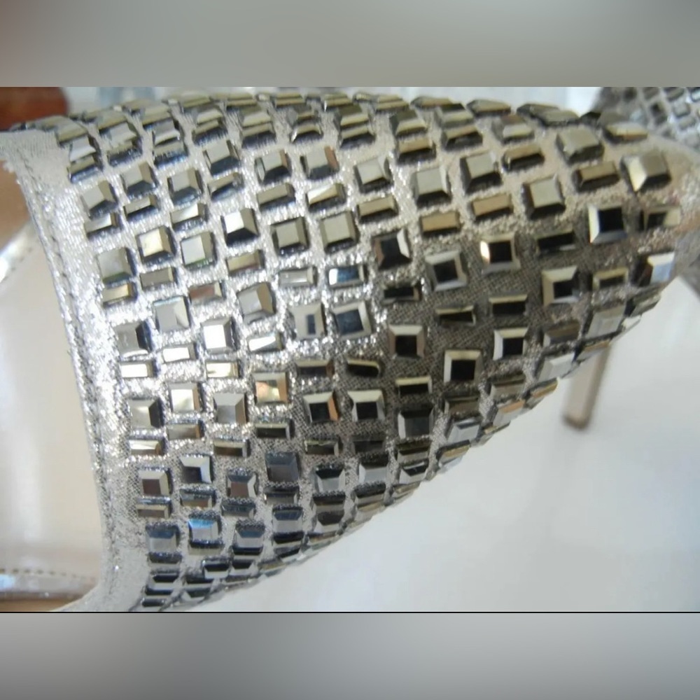 Jessica Simpson Claya Metal Pump Gold Pewter 8.5 - Picture 12 of 13